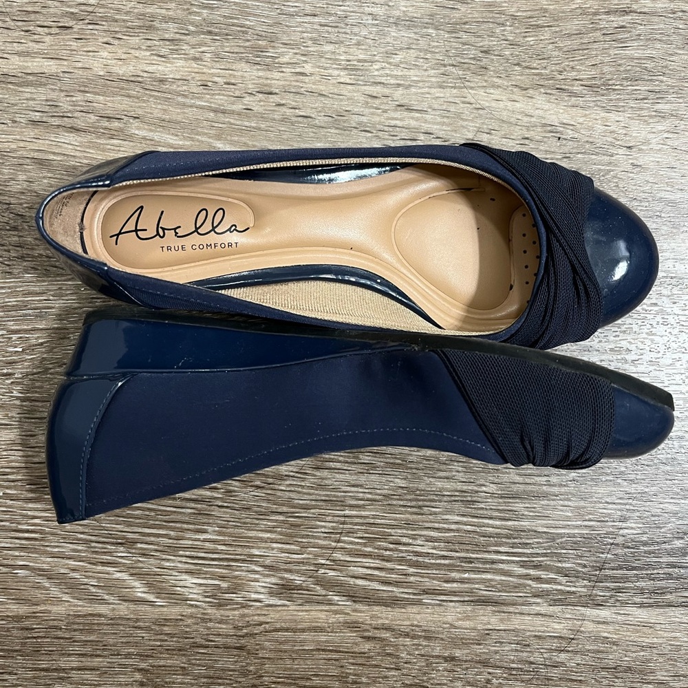 Navy Ballet Flats